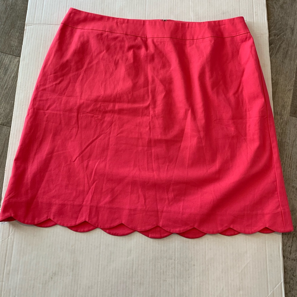 Talbots women’s pink cotton blend tulip hem skirt size 18W
